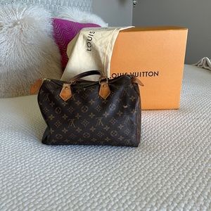 Louis Vuitton Speedy Monogram 30 - great piece for canvas for my ETSY friends.